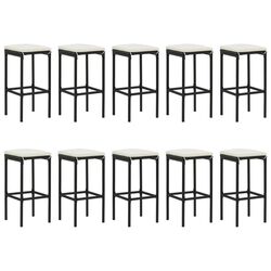 Set mobilier de gradina VidaXL 3187639 (Black/White) Thumb