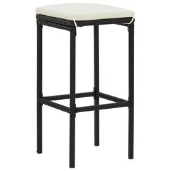 Set mobilier de gradina VidaXL 3187639 (Black/White) Thumb