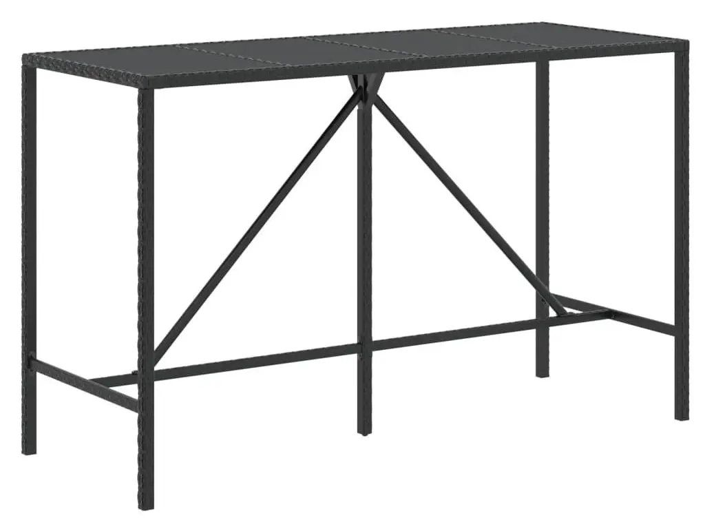 Set mobilier de gradina VidaXL 3187639 (Black/White)