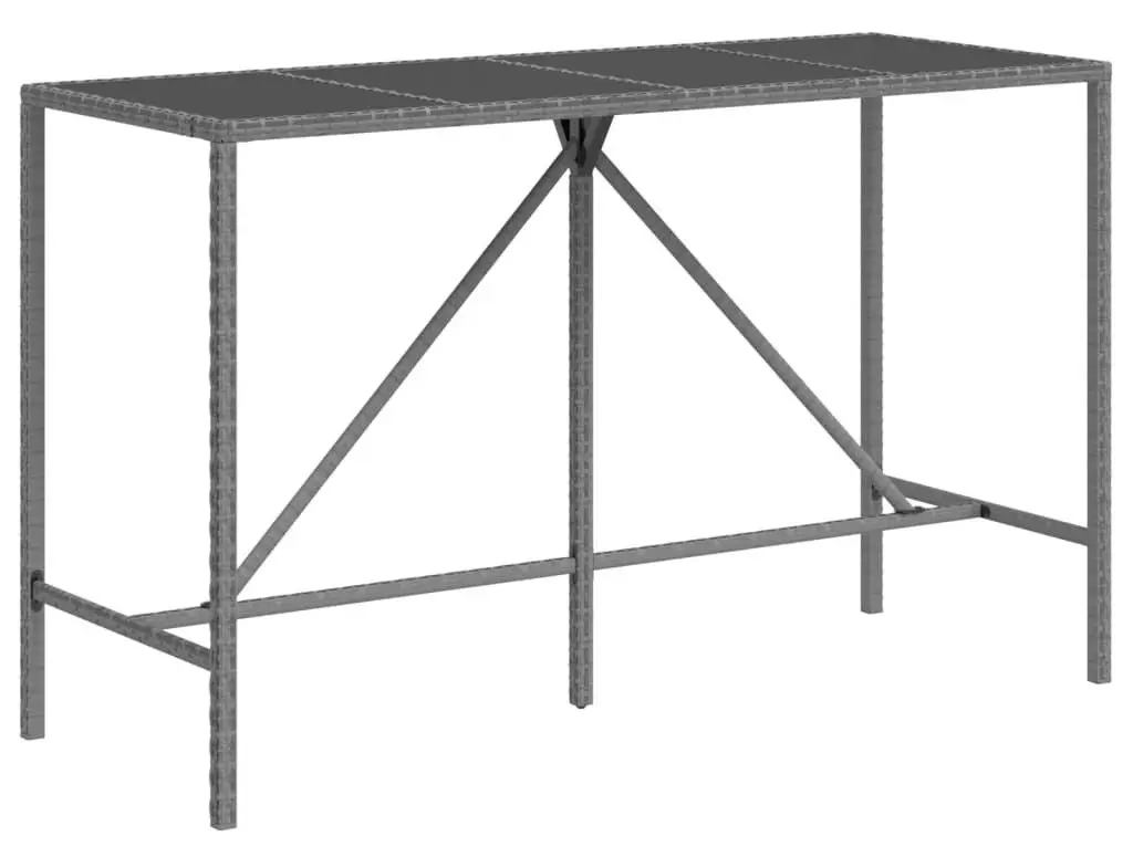 Set mobilier de gradina VidaXL 3187640 (Grey/White)