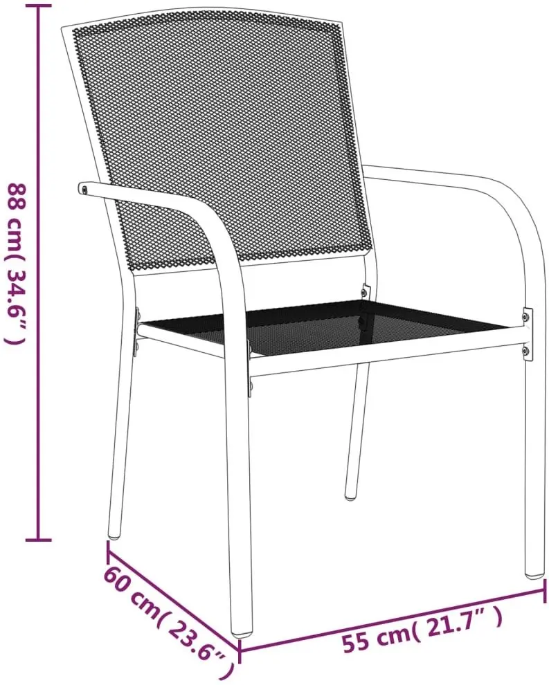 Комплект садовой мебели VidaXL 3187974 (Anthracite) - 8