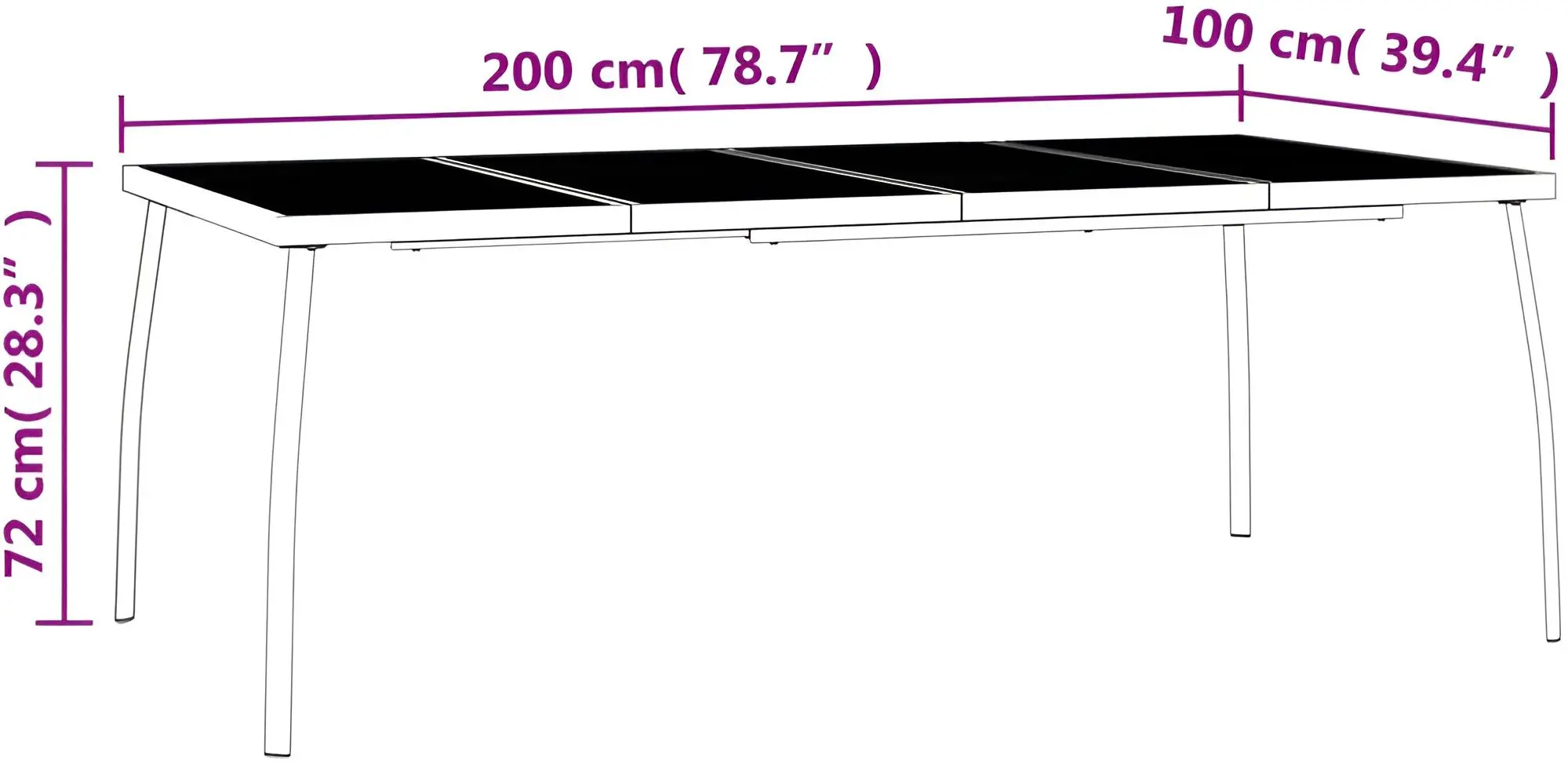 Комплект садовой мебели VidaXL 3187974 (Anthracite) - 9
