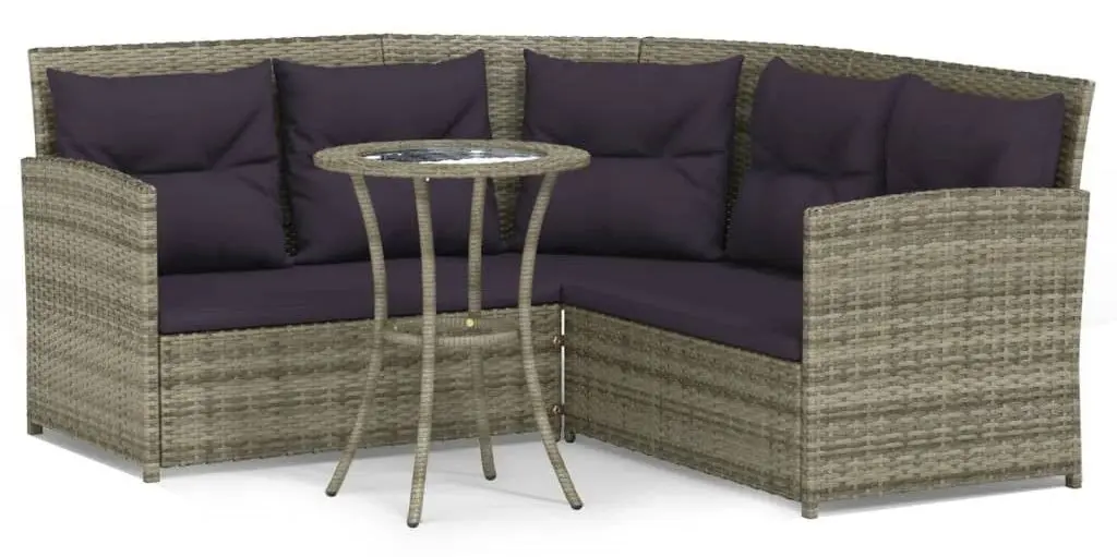 Set mobilier de gradina VidaXL 319658 (Grey)