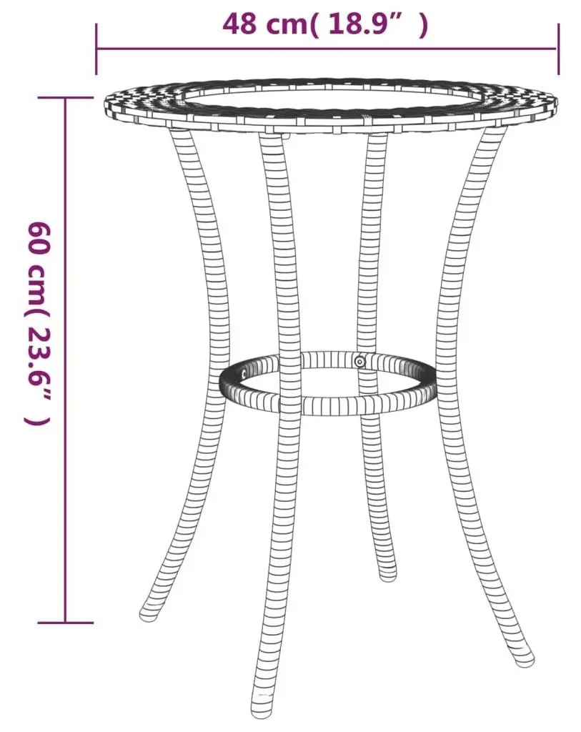 Set mobilier de gradina VidaXL 319658 (Grey)