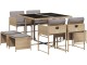 Set mobilier de grădină vidaXL 3211320 (Beige/Grey)