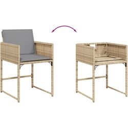 Set mobilier de grădină vidaXL 3211320 (Beige/Grey) Thumb