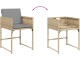 Set mobilier de grădină vidaXL 3211320 (Beige/Grey)