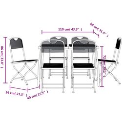 Set mobilier de grădină VidaXL 3211813 (Anthracite) Thumb