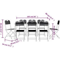 Комплект садовой мебели VidaXL 3211815 (Anthracite) Thumb