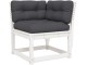 Set mobilier de grădină VidaXL 3216966 (White/Dark Grey)