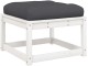 Set mobilier de grădină VidaXL 3216966 (White/Dark Grey)