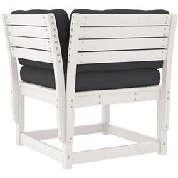 Set mobilier de grădină VidaXL 3216966 (White/Dark Grey) Thumb