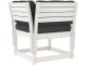 Set mobilier de grădină VidaXL 3216966 (White/Dark Grey)