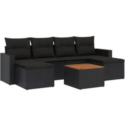 Set mobilier de grădină VidaXL 3224242 (Black) Thumb