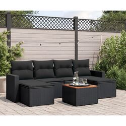Set mobilier de grădină VidaXL 3224242 (Black)