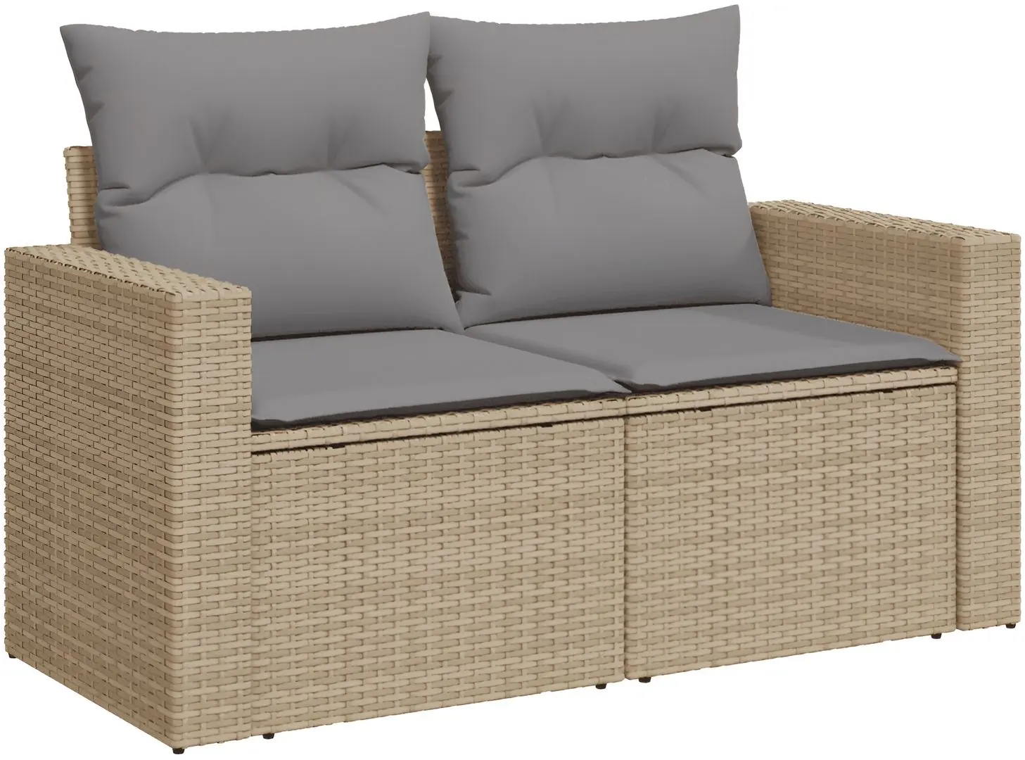 Set mobilier de grădină VidaXL 3224246 (Beige/Grey)