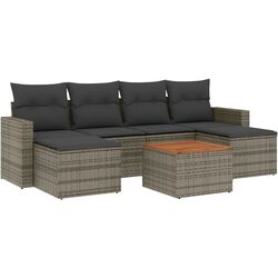 Set mobilier de grădină VidaXL 3224247 (Grey) Thumb