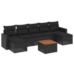 Set mobilier de gradina VidaXL 3224249 (Black) Thumb
