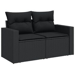 Set mobilier de gradina VidaXL 3224249 (Black) Thumb