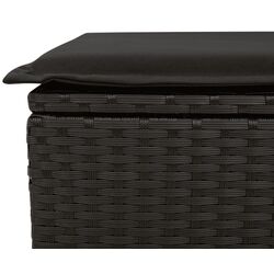 Set mobilier de gradina VidaXL 3224249 (Black) Thumb