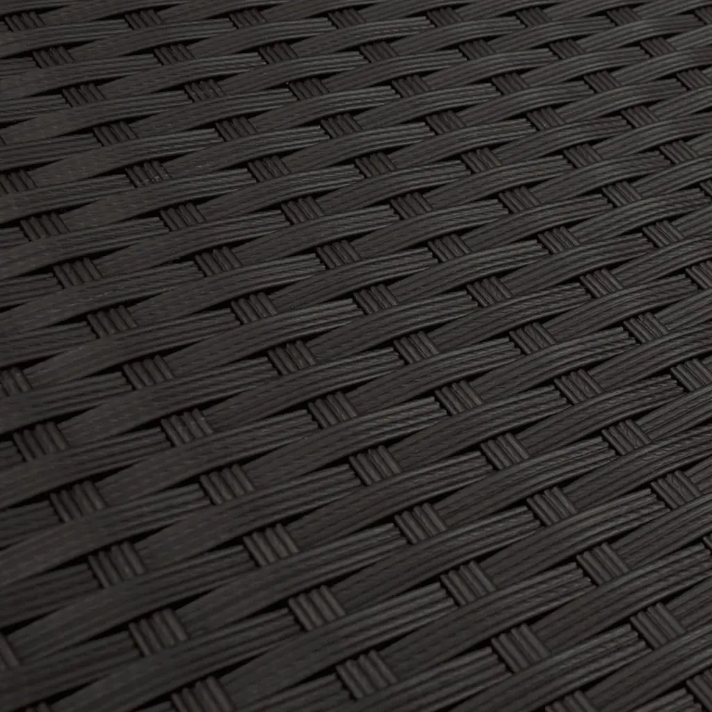 Set mobilier de gradina VidaXL 3224249 (Black)