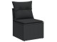 Set mobilier de gradina VidaXL 3224249 (Black)