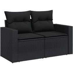 Set mobilier de grădină vidaXL 3224319 (Black) Thumb
