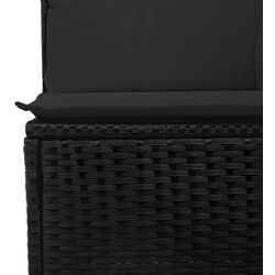 Set mobilier de grădină vidaXL 3224319 (Black) Thumb