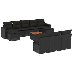 Set mobilier de gradina VidaXL 3224326 (Black) Thumb