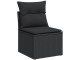 Set mobilier de gradina VidaXL 3224326 (Black)