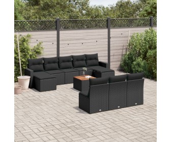 Set mobilier de gradina VidaXL 3224326 (Black)