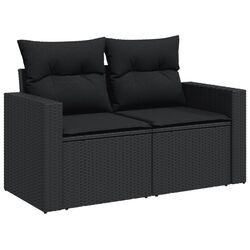 Set mobilier de gradina VidaXL 3224326 (Black) Thumb