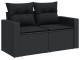 Set mobilier de gradina VidaXL 3224326 (Black)