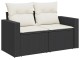 Set mobilier de gradina VidaXL 3224348 (Cream/Black)