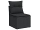 Set mobilier de gradina VidaXL 3224361 (Black)