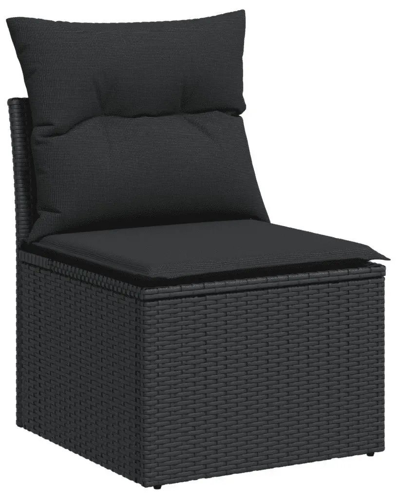 Set mobilier de gradina VidaXL 3224361 (Black)