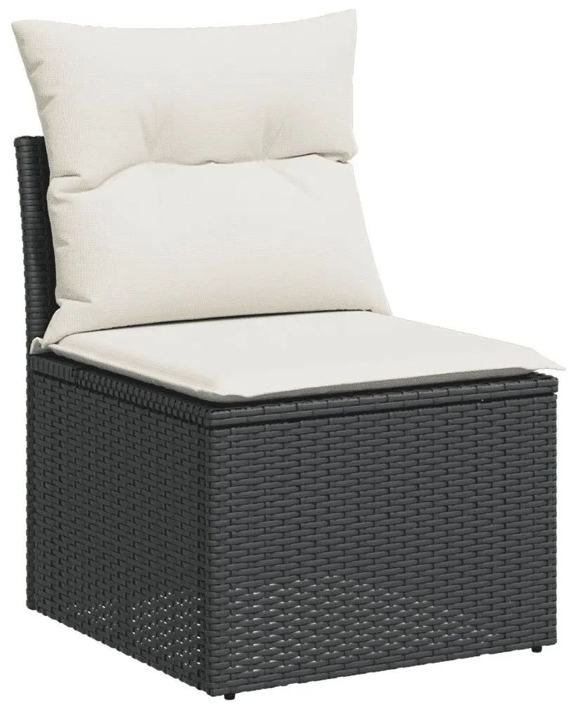 Set mobilier de gradina VidaXL 3224362 (Black/Cream)