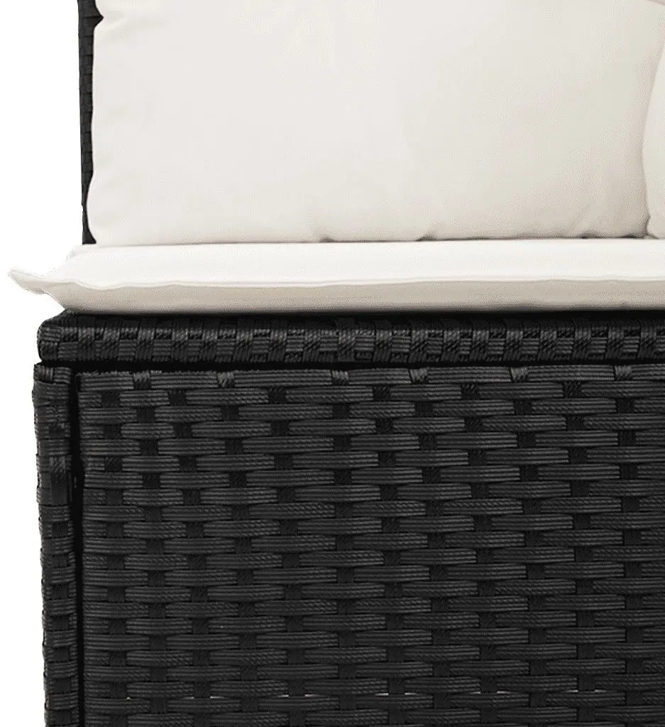 Set mobilier de gradina VidaXL 3224362 (Black/Cream)
