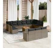 Set mobilier de gradina VidaXL 3224366 (Grey/Dark Grey)