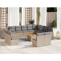 Set mobilier de grădină VidaXL 3224372 (Beige/Grey)