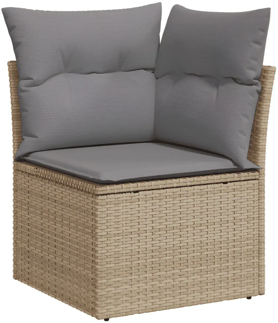 Set mobilier de grădină vidaXL 3224379 (Beige/Grey)