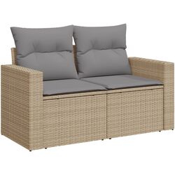 Set mobilier de grădină vidaXL 3224379 (Beige/Grey) Thumb