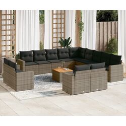 Set mobilier de gradina VidaXL 3224401 (Grey/Dark Grey)