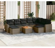 Set mobilier de gradina VidaXL 3224408 (Grey/Dark Grey)