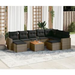 Set mobilier de gradina VidaXL 3224408 (Grey/Dark Grey)