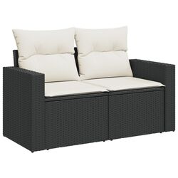 Set mobilier de gradina VidaXL 3224425 (Black/Cream) Thumb