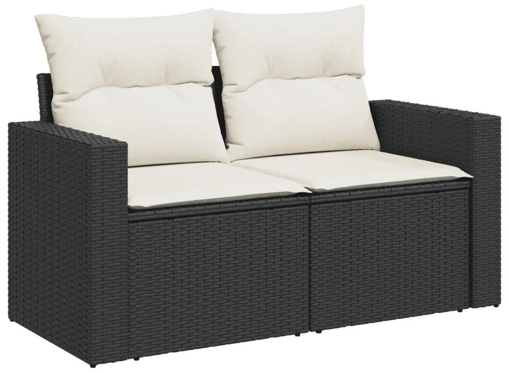 Set mobilier de gradina VidaXL 3224425 (Black/Cream)