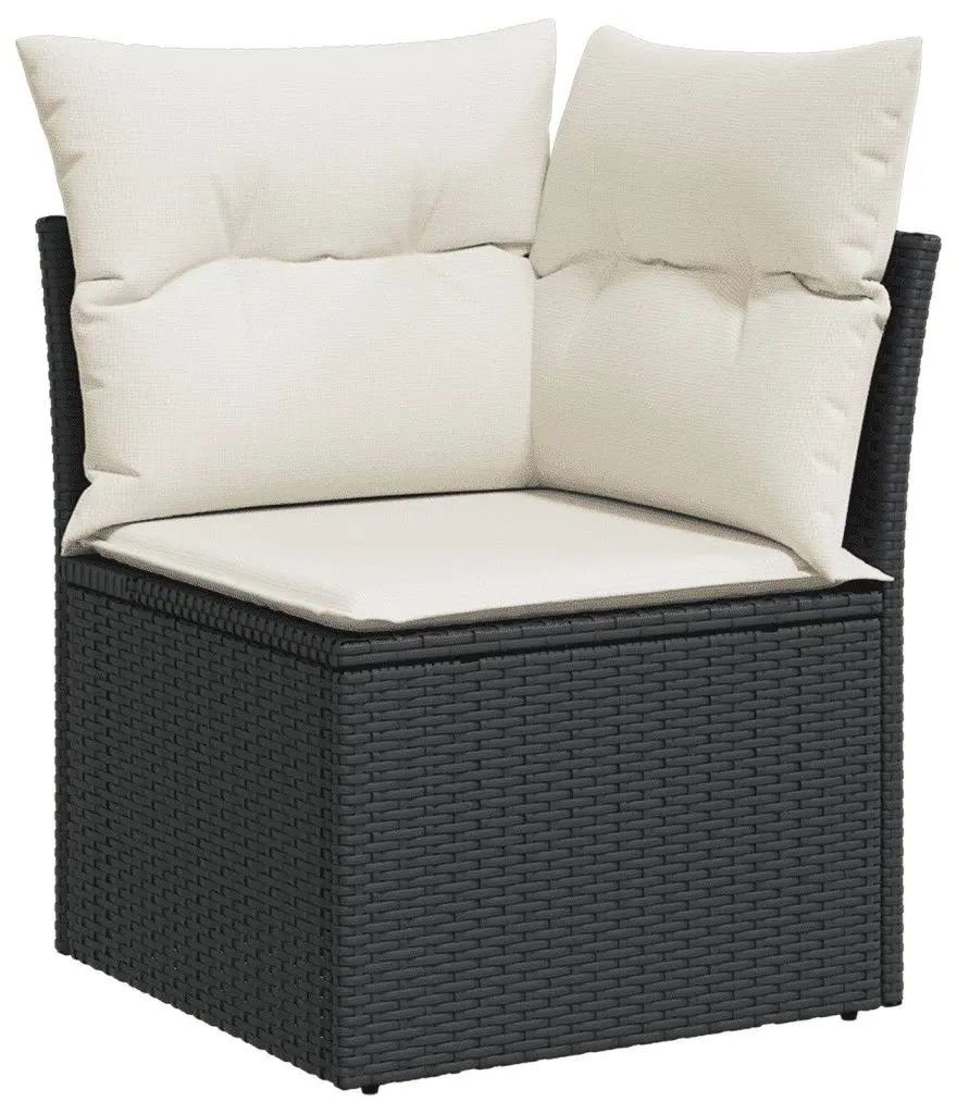 Set mobilier de gradina VidaXL 3224425 (Black/Cream)