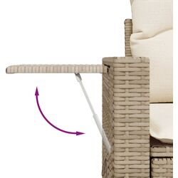 Set mobilier de grădină VidaXL 3224623 (Beige) Thumb