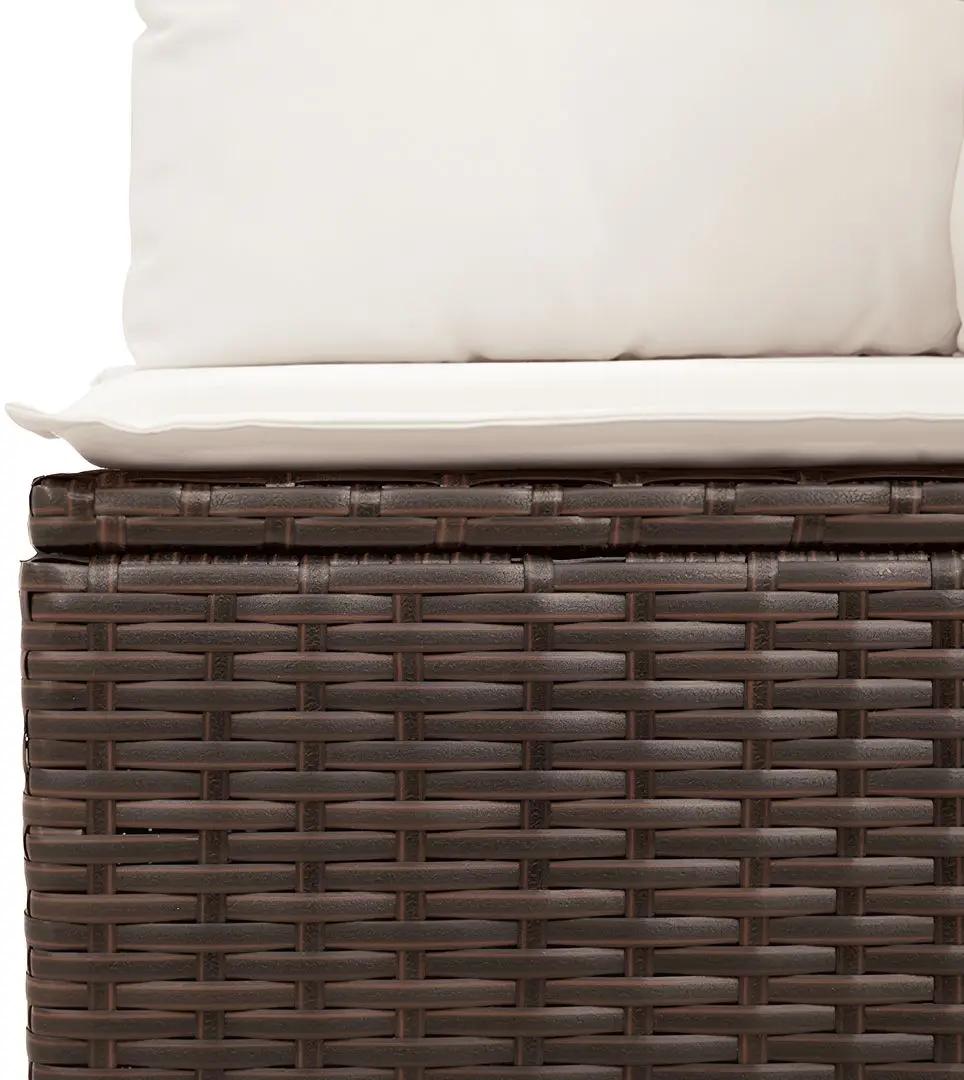 Set mobilier de grădină VidaXL 3250212 (Brown/White)